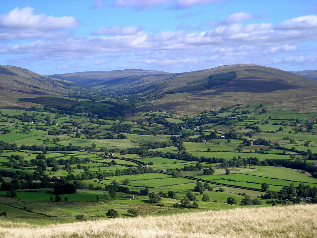 View from Winder towards Garsdale © Mark Percy :: Geograph Britain and ...