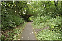 NS6178 : Bridge over Strathkelvin Railway path by Richard Sutcliffe