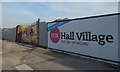 Fox Hall Village site hoarding and gates, Rigby Road, Blackpool