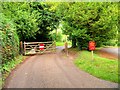 Gate on Staunton Harold Estate