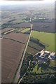 SW down the A47 to Little Fransham: aerial 2015