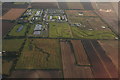 Leisure Park and wetlands west of Mablethorpe by the A1104: aerial 2015