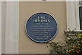 TF2422 : Jimi Hendrix blue plaque by Richard Croft