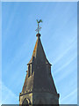 SD4692 : Wind vane and spire of All Saints Church, Underbarrow by Karl and Ali