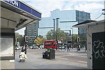 TQ2982 : View of 250 Euston Road from outside Warren Street station by Robert Lamb