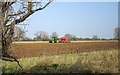 Tractor near Stonebery Plantation