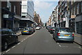 View up Great Titchfield Street from Mortimer Street