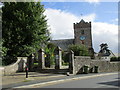 The entrance to the churchyard, Chudleigh