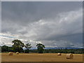 NH7164 : Harvested field, Black Isle by Julian Paren
