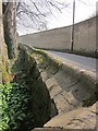 Cemetery wall, Sherborne