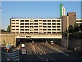 Leeds ring road with car park