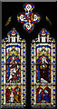 Holy Trinity, Hildersham - Stained glass window