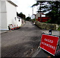 Raised ironworks sign, Church Road, Havenstreet, Isle of Wight