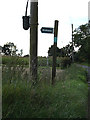 TM0866 : Potter's Lane Bridleway sign by Geographer