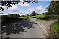 Road junction near Nant-y-fforest