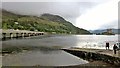 Slipway and bridge carrying A87 across Loch Long at Ardelve Point