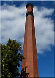 SK5806 : Chimney at the Abbey Pumping Station by Mat Fascione