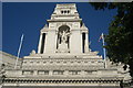 Looking up at Trinity House from Trinity Square Gardens