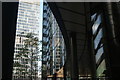 View under the canopy of the Willis Building