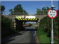 Low railway bridge over Pound Hill, Bacton