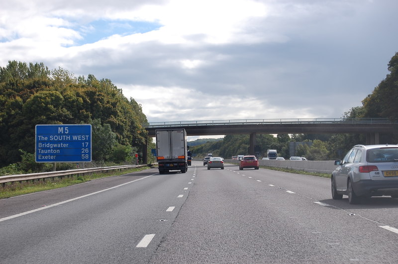 M5 58 miles to Exeter © J.Hannan-Briggs :: Geograph Britain and Ireland