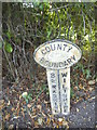 County border sign on Leverton Lane