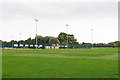 Looking to sports ground in Chelmer Park, Chelmsford