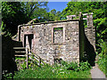 Roofless building, Howk Bobbin Mill