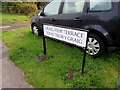 Bilingual street name sign, Graig View Terrace, Talywain