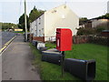 Queen Elizabeth II postbox, Albert Road, Talywain 