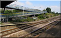 Zigzag ramp to Filton Abbey Wood railway station footbridge