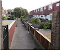 Footpath between houses, Talywain