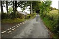 Road junction near Cefnbryn