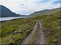 NH0538 : Track past Loch Calavie by Richard Law