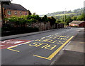 Church Road stop for northbound buses, Talywain