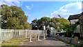 Former level crossing at Tindale Gatehouse