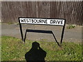 TQ5792 : Westbourne Drive sign by Geographer