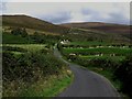 Glenloughan Road approaching Long View Cottage