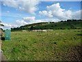 Fenced enclosures on farmland near Barton Hall