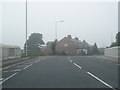 A579 Bolton Road crosses railway bridge