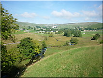 SD9061 : River Aire and Malham Cove by Carroll Pierce