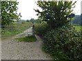 Bridleway going south from junction at Potlands Copse