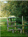 Stile north-west of Wheaton Aston, Staffordshire