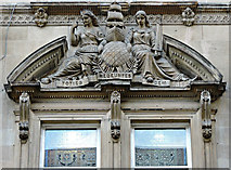 NS5965 : Sculpture on the Merchants' House by Thomas Nugent
