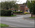 North side of an access road to Stratford Road houses, Warwick