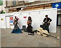 Buskers in Piccadilly