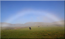 NT2724 : A fogbow at Dryhope by Walter Baxter