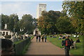 View of the path leading into the Italian Gardens in Hyde Park #2