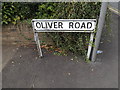 Oliver Road sign