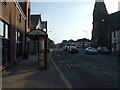 Bus stop and shelter on High Street, Lockerbie